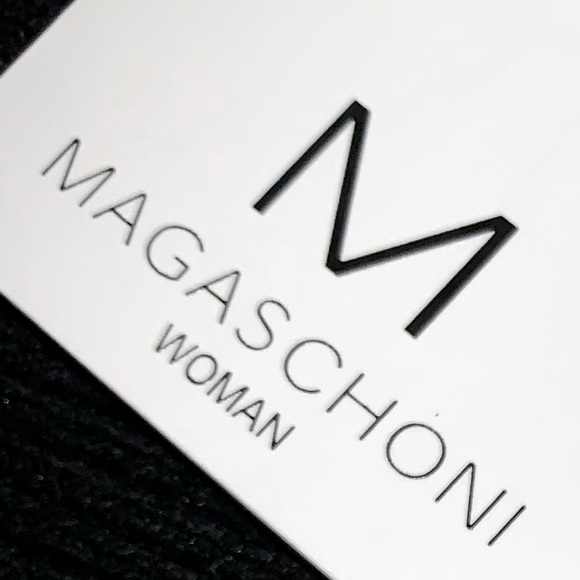 🆕M Magaschoni Lightknit Sweater w White Stitching - Picture 9 of 9